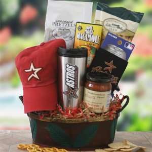 Go Stros! Astros Gift Basket: Grocery & Gourmet Food