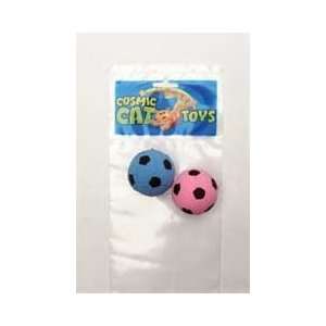 Cosmic Pet Soccer Balls 2pk Cat Toys