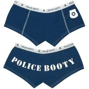    WOMENS BLUE POLICE BOOTY BOOTY SHORTS [Misc.]