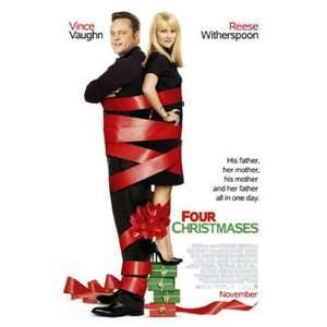  Four Christmases Original Movie Poster 27x40 Everything 