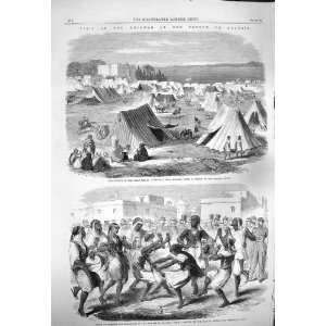  1865 Arab Tribes Camp Algiers Dance Negroes Mulattoes 