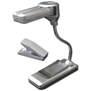  Silver Gooseneck Clip LED Book Light: Home Improvement