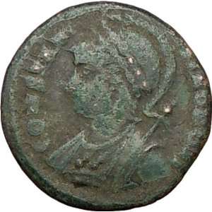 CONSTANTINE I the Great Founds CONSTANTINOPLE 330AD Ancient Roman Coin 