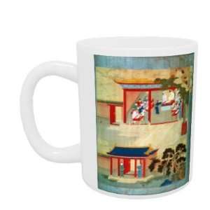   Chinese emperors (colour on silk) by Chinese School   Mug   Standard