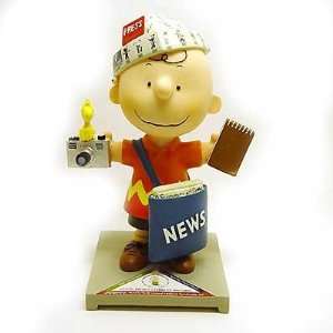    Peanuts Figurine   Good News Charlie Brown 