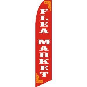  Flea Market Red Swooper Feather Flag: Office Products