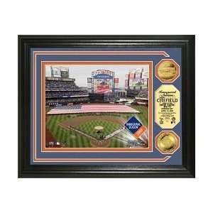  Citi Field 1st Game 24KT Gold Coin Photo Mint: Sports 