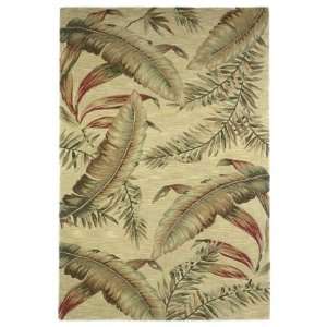  Kas Sparta Ferns Ivory 3124 56 Round Area Rug