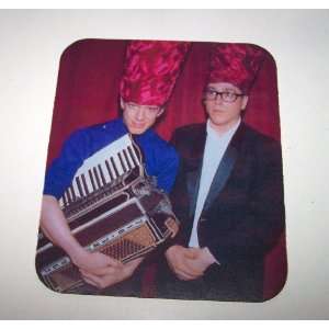  THEY MIGHT BE GIANTS Wearing Goofy Hats COMPUTER MOUSE PAD 
