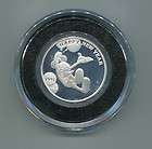 1990/1991 Mickeys Holiday Treasures 1 oz .999 Fine Silver Round RMI