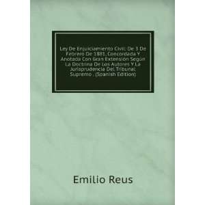   Del Tribunal Supremo . (Spanish Edition): Emilio Reus: Books