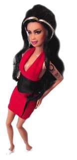 Amy Winehouse Tribute Doll, Repaint OOAK by Orchideah  