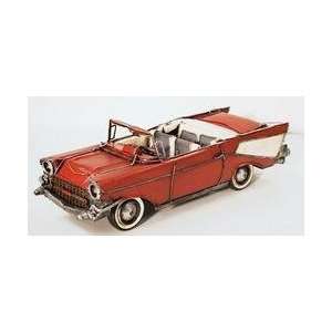 57 Chevy. Red & white convertible 