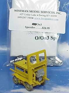 On3 WISEMAN MODELS SERVICES FAIRMONT SPEEDER KIT  