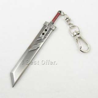 New Final Fantasy FF VII 7 Cloud Strife Buster Sword Weapon Keychain 