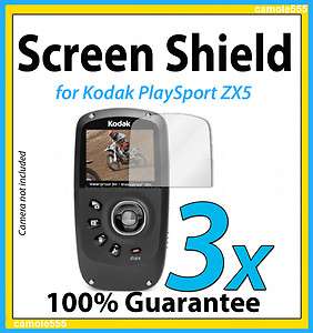 Kodak PlaySport Zx5 Screen Shield Protector 3pcs  