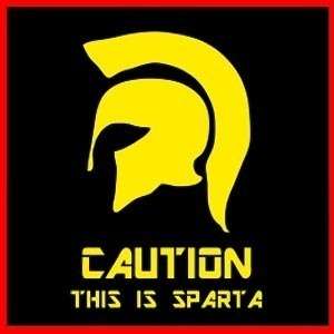 CAUTION THIS IS SPARTA (Humor 300 Greek Funny) T SHIRT  