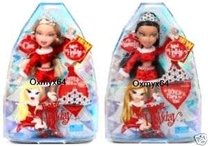Bratz Holiday Christmas Cloe Yasmin Doll Set w Tiaras!  