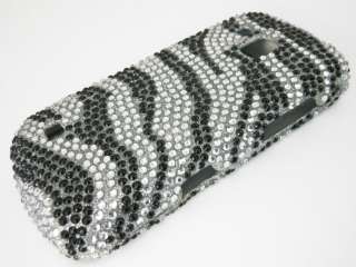 BLING DIAMOND ZEBRA PHONE COVER CASE 4 SAMSUNG CONTINUUM I400 Galaxy S 