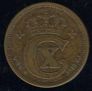DENMARK BEAUTY SCARCE 5 ORE 1914 COIN LOOK  