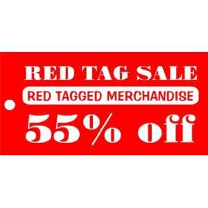  3x6 Vinyl Banner   Red Tag 