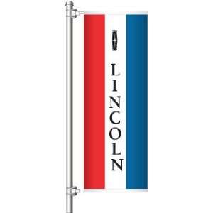 3x8 FT Lincoln Banner Flag Double Sided Pole Hem and Grommets US Made