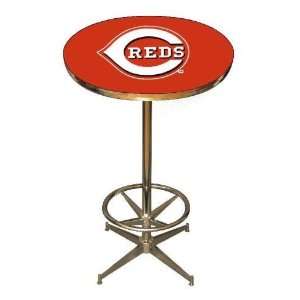   Cincinnati Reds 40in Pub Table Home/Bar Game Room: Sports & Outdoors