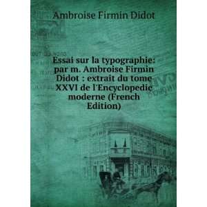   Encyclopedie moderne (French Edition) Ambroise Firmin Didot Books