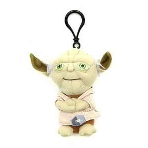   Star Wars Yoda Talking Plush Clip On (4 Inch Keychain): Toys & Games