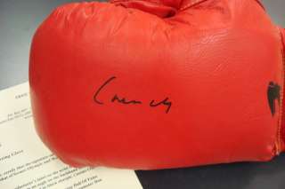 Rare Cassius Clay Signed Boxing Glove Muhammad Ali  