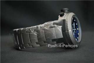   COALITION FORCES PISTOL TITANIUM BLUE STRAP 3 SLOT CASE WATCH 0672