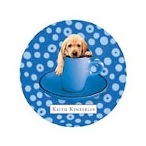  Yellow Lab in Cup Coaster Set: Kitchen & Dining