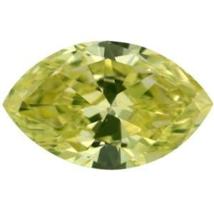    0.32 Ct Canary Yellow Color Marquise Loose Diamond Jewelry