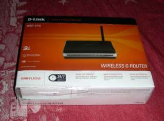 NEW D Link WBR 1310 Wireless G Router SEALED  