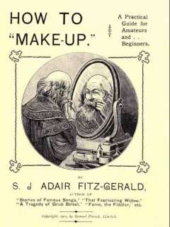 Over 100 pages of information on applying theatrical make up.