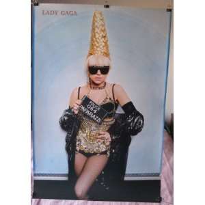 Lady Gaga conical beehive POSTER 23.5 x 34 Ga Ga print (sent from USA 