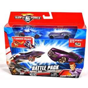 Hot Wheels Cartoon Network Battle Force 5 Series Battle Pack with 2 