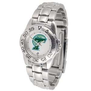  Green Wave Sport Steel Band   Ladies   Womens College Watches: Sports