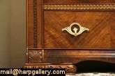 This genuine late 1930s Art Deco pair   a tall chest and dresser 