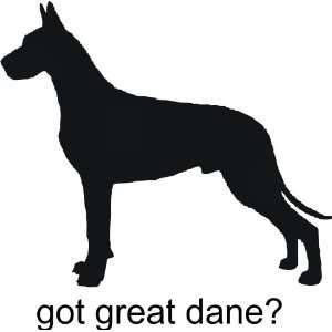 Got great dane   Removeavle Vinyl Wall Decal   Selected Color: Kelly 
