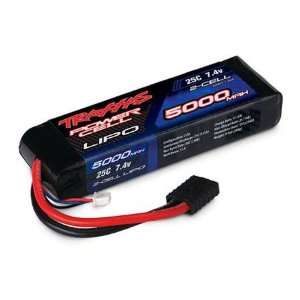    Traxxas 25C 7.4V 2S 2 Cell 5000mAh Lipo Battery Pack Toys & Games