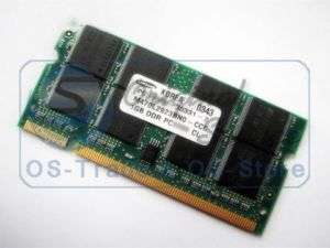 Samsung DDR Pc2700s 333 Laptop RAM So dimm 1G 1024MB  
