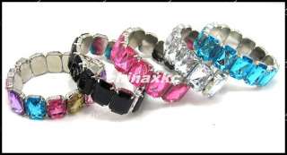 Wholesale jewelry lots 5pcs Mix color Acrylic Fashion pretty Bracelets 
