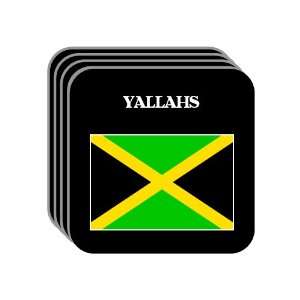 Jamaica   YALLAHS Set of 4 Mini Mousepad Coasters 