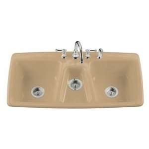  Kohler K 5914 4 33 Kitchen Sinks   Triple Bowl Kitchen 