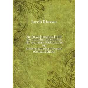   (German Edition) Jacob Riesser 9785877732926  Books