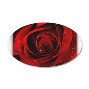  38.5x24.5O Wall Vinyl Sticker Red Rose: Everything Else