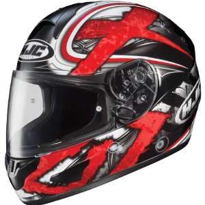   Shock Mens CL 16 Street Racing Motorcycle Helmet   MC 1 / 3X Large