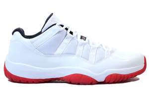 Nike Air Jordan Retro 11 Low White/Varsity Red/Black Size 8 13 $249.99 