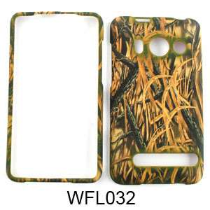 HTC EVO 4G Phone Cover Case Duck Hunters Wetlands Shedder Grass Camo 
